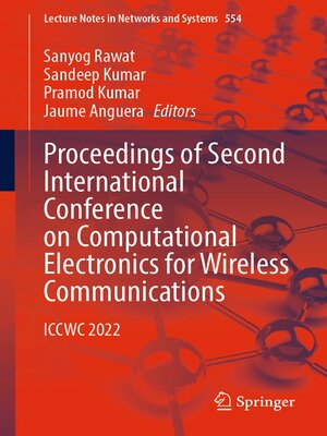 cover image of Proceedings of Second International Conference on Computational Electronics for Wireless Communications